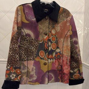 RADZOLI Multi-Color 100% Polly SUEDE Lightweight Button BLAZER Jacket Fall ready